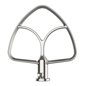 Accesorios Personalizados para Batidoras, Batidor Plano de Acero Inoxidable para Batidoras <span class=keywords><strong>KitchenAid</strong></span> de 4.5-5 Qt con Cabezal Inclinable - Product Image 1