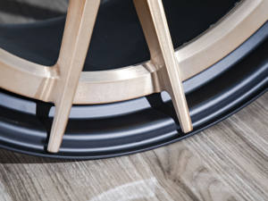 Personalizzare i cerchi 2 pezzi 5*120.65 6*114.3 spazzola rosso bronzo viso nero opaco barilotto auto ruote forgiate per Camaro - Product Image 4