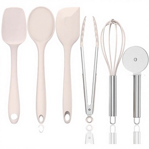 Juego de Espátulas de Silicona Ecológicas Yuehang, 5 Piezas, Utensilios de Cocina Resistentes al Calor para Hornear, Cocinar y Mezclar - Product Image 3
