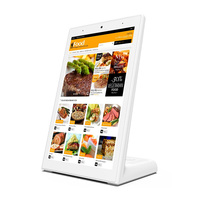 Tablette PC de restaurant en forme de L la plus vendue, écran tactile 10,1 pouces, option RK3288, NFC, 2+16 Go, pour la commande de menus alimentaires en restaurant