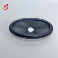 Audio professionnel ellipsoïde woofer mi basse haut-parleurs accessoires pro audio 6*4 pouces PP cône surround caoutchouc