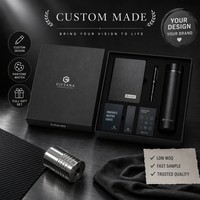 Carnet à couverture rigide en PU personnalisé et stylo A5, 80 feuilles, boîte magnétique, coffret de bienvenue pour employés, coffret cadeau d'entreprise