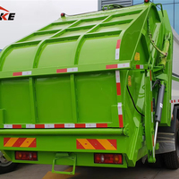 Vente chaude 6-10 tonnes capacité de charge petit camion à ordures 98% taux de compactage 300km + gamme quotidienne camions de ciment à bas prix