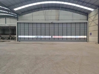 Matériaux de construction de taille personnalisée porte empilable résistance au vent portes en PVC pour maisons porte sectionnelle