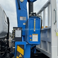 Grue montée sur camion de fabrication chinoise, 4 tonnes, flèche télescopique, mobile, hydraulique, avec châssis Isuzu