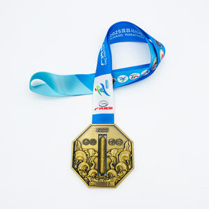 Medallas de Maratón Únicas en 3D Personalizadas, Talladas, Ortodoxas, Virtuales, para Correr, de Alta Calidad y Bajo <span class=keywords><strong>Precio</strong></span> al por Mayor - Product Image 4