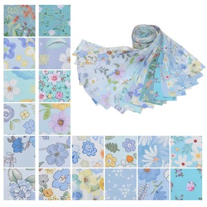 Nouveauté : Rouleaux de tissu en coton multicolores : longues bandes à imprimé floral frais pour le quilting et le <span class=keywords><strong>patchwork</strong></span> - Product Image 2