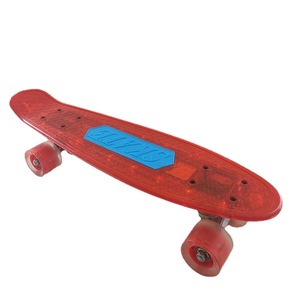 Mini Skateboard 22 Inch Transparent <b>Pc</b> Four Wheeled With Led Light For Kids Age 0 To 24 Months Unisex - Product Image 3