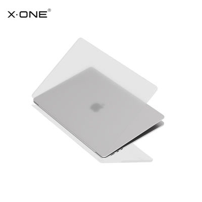 X-ONE Anti Fingerprint Clear Hard Shell Case for MacBook Air 13 2024-2026 / Pro 14 Inch Ultra-Thin Transparent Laptop Cover