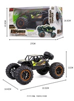 Voiture jouet télécommandée tout-terrain pour enfants, véhicule de course à deux roues motrices rechargeable pour garçons