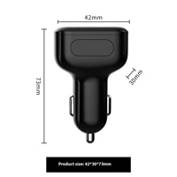 Chargeur de voiture double USB, mini traceur GPS 4G LTE, allume-cigare, localisateur sans fil 2G GSM, nouveau mini traceur GPS de voiture