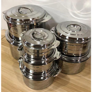 Set di pentole in acciaio inossidabile set di pentole da minestra set casseruola - Product Image 2