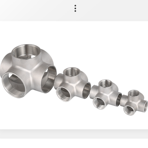 Carp Journey Factory Conexión de Tubería Colectora de Agua Roscada Hembra de Cinco Vías 3D Clase 150 para Villa/Tratamiento de Agua - Product Image 5