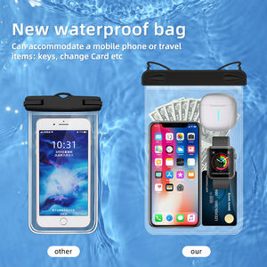 Nieuwe Aankomst Outdoor Ipx8 Waterdichte Telefoonzak Tot 8.9 "Universele Waterdichte Telefoonhoes Voor Mobiel Met Lanyard - Product Image 2