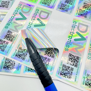 Không thấm nước tấm QR mã laser logo Holographic Nhãn dán nhãn - Product Image 2
