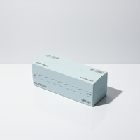 Boîte d'expédition personnalisée en carton avec bande déchirable, poignée, sans colle, ouverture facile, pliable, doublure plastique, pour chaussettes, fourrure, e-commerce