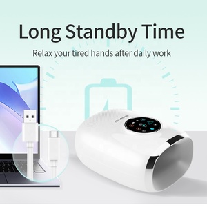 Pemijat tangan tanpa kabel, alat pemijat tangan ditingkatkan dengan panas, kompresi, Speaker Bluetooth, alat pijat tangan tanpa kabel untuk artritis dan terowongan Karpal - Product Image 6
