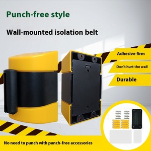 1.0m có thể thu vào đầu treo tường cố định bằng thép không gỉ thu ngân hàng rào giao thông có thể thu vào Đầu Treo tường hàng rào - Product Image 3