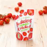 Sachet Doypack refermable Miaowadi avec bec verseur en matériau laminé pour sauce tomate, ketchup, purée