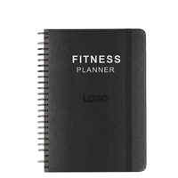 Journal d'entraînement hebdomadaire personnalisé avec couverture en spirale en PP, journal d'entraînement imprimé, planificateur de remise en forme, journal de suivi de la perte de poids pour femmes et hommes, cadeau