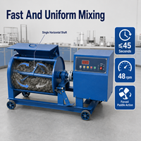 Machine à mélanger le ciment et le béton de laboratoire, moteur 3KW, 48 tr/min, minuterie numérique pour les laboratoires de test de matériaux de construction