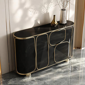 Mobili per Stoviglie in Legno Massello Moderni, Lussuosi ed Eleganti, Armadietti di Alta Gamma per Sala da Pranzo e <span class=keywords><strong>Soggiorno</strong></span> - Product Image 6