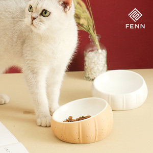 Produits pour animaux de compagnie en céramique Articles les plus vendus pour chiens Contenant de nourriture pour chiens Bol et mangeoires pour chats en forme de citrouille pour animaux Articles pour <span class=keywords><strong>animalerie</strong></span> - Product Image 2