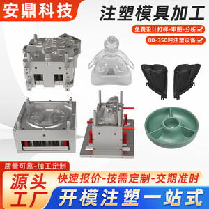 Moule d'injection personnalisé Anding Technology pour pièces en plastique, surfaces de séparation multiples, moule fixe, arrangement horizontal - Product Image 2