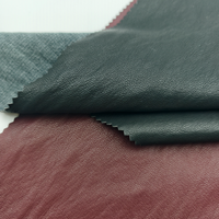 Cuir PU métallique en gros avec support en fil métallique |   Tissu à mémoire de forme souple pour des vêtements et vestes de luxe faciles à styliser