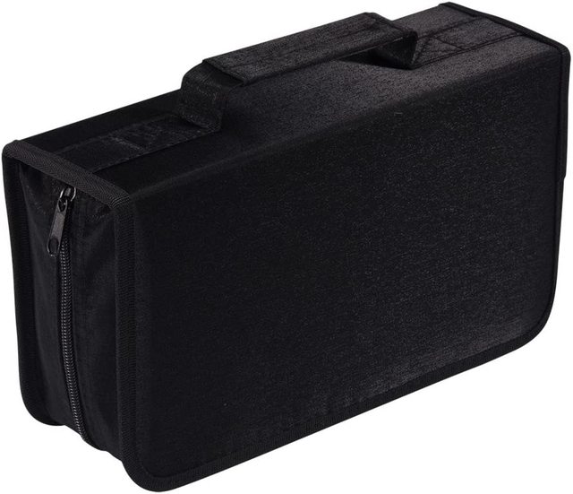 Disco Storage CD/DVD Case Wallet Portable Zipper & Handle Convenient CD Bags & Cases