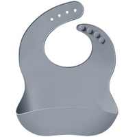 Bavoir d'alimentation pour bébé, en silicone tricoté ultra-doux, imperméable, sans lavage, design 3D large, pour la diversification alimentaire des enfants