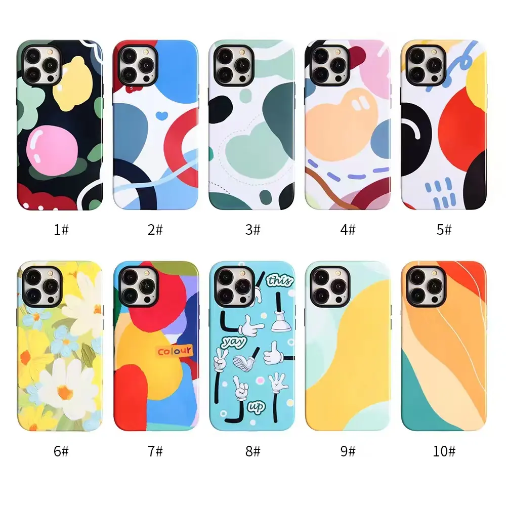 2024 embalaje personalizado impermeable MULT color sublimatie Guess Phone Case para iPhone 12 13 14 15 pro Max