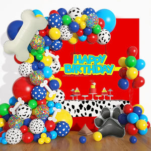 Belle patte dessin animé <span class=keywords><strong>patrouille</strong></span> chien ballons arc guirlande Kit ballons Globos fête pour enfants anniversaire bébé douche fête décorations - Product Image 4