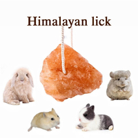 Sal Rosa del Himalaya Triturada 40-60G (Sal para Lamer Hecha a Mano) para Nutrición Animal y Uso Agrícola, Personalizable para Música, Amor y Navidad