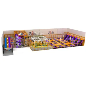 Крытый Батутный парк с пенной ямой ниндзя курс Додж мяч прыжки батут детский игровой центр для продажи