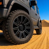 Jantes forgées noires mat 17 18 19 20 pouces 6x139.7 CB100 ET10, concaves profondes, en alliage 6061, multi-pièces, Beadlock, OEM, pour SUV tout-terrain