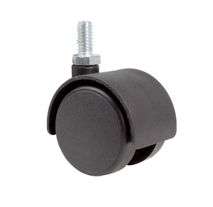 Ruota Girevole in Plastica PU da 2 Pollici per Sedia, Design Contemporaneo per Mobili da Camera, Capacità di Carico 60kg, Cuscinetto a Sfera di Precisione - Product Image 1