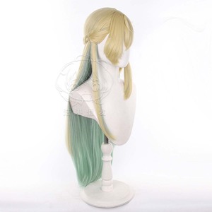Perruque longue dégradée verte blonde LYNAE pour femmes, idéale pour les jeux de fête d'Halloween Wuthering Waves GAHC-067 - Product Image 4