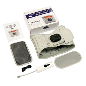New Trending Magnetic Wireless <b>Remote</b> <b>Control</b> Red Lighting Therapy <b>Vibrating</b> Heating Waist Massager Belt Pad - Product Image 2