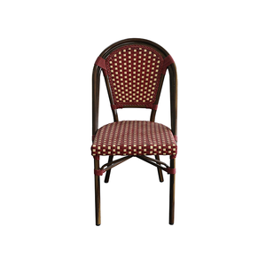 Silla <span class=keywords><strong>de</strong></span> mimbre <span class=keywords><strong>de</strong></span> bambú <span class=keywords><strong>de</strong></span> París cocina jardín Patio césped café restaurante exterior Interior <span class=keywords><strong>precio</strong></span> al por mayor estilo francés comedor café - Product Image 2
