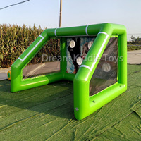 Jeu de tir de football en PVC hermétique pour le carnaval Cible de football gonflable avec pompe à air