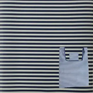 Hot Selling 600D Striped Printed PVC Coated Fabric Waterproof Oxford Cloth for Women's Handbags in China Features Stretch
