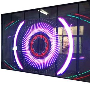 Intérieur/extérieur P3.9 P7.8 écran LED transparent OEM vidéo mur scène <span class=keywords><strong>TV</strong></span> pour ascenseur IP65 pour magasin de détail centre commercial - Product Image 1