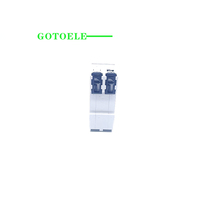 GOTOELE MCB SPD 2P Tipo OVBR BT2 20KA 220V 50/60Hz Montaje en Riel Uso Industrial Capacidad de Ruptura de 10kA Protección LSIG