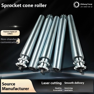 Convoyeur à rouleaux coniques de ligne personnalisée Convoyeur à rouleaux à <span class=keywords><strong>pignon</strong></span> d'estampage en acier inoxydable Fabrication de convoyeurs à rouleaux - Product Image 5