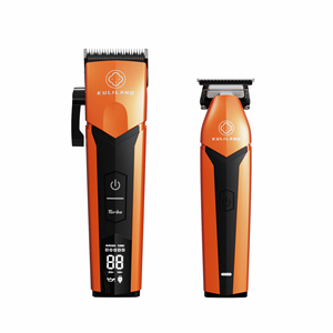 Novedad 2025 Set Profesional de <span class=keywords><strong>Barber</strong></span>ía Recortadora de Pelo con Cuchillas de Acero Inoxidable Recargable por USB - Product Image 1