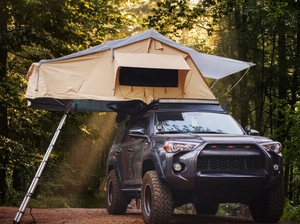 Tente <span class=keywords><strong>de</strong></span> <span class=keywords><strong>toit</strong></span> <span class=keywords><strong>de</strong></span> <span class=keywords><strong>voiture</strong></span> pour voyage en plein air, camping quatre saisons, double couche, tissu Oxford épaissi, imperméable, coupe-vent, légère - Product Image 5