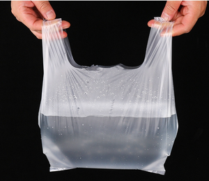 HDPE/LDPE Manufacturer Thank You Bags Custom <b>Plastic</b> Shopping Bag T-shirt <b>Plastic</b> Bags With Logos - Product Image 5