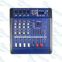 Console de mixage audio professionnelle avec système de sonorisation alimenté par Bluetooth pour scène, mariage, karaoké, bar