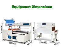 Machine d'emballage thermique intelligente à haute efficacité pour film PE, pour l'application sur les boîtes de flacons cosmétiques